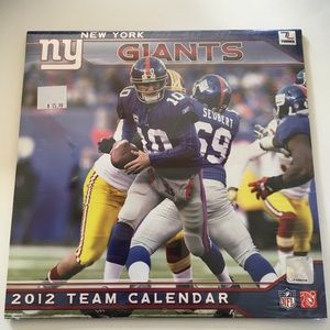 NY Giants 2012 Collectable Team Calendar